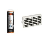 EveryDrop EDR2RXD1B, Refrigerator Water Filter 2, White & Whirlpool W10311524 Refrigerator Air Filter