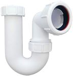 Multi-fit Swivel P Trap 40mm (1.1/2'') Sink Waste Pipe Trap, BS EN 274-1:2002 Compliant. with EPDM Sealing Washer and 75mm Seal. Basin Trap, Ideal for Effective Kitchen Sink Trap Solutions