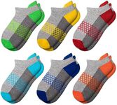 Comfoex Boys Socks 6 Pairs Ankle At