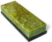 Suwajume Knife Sharpening Stone,10000 Grit Sharpener Whetstone Final Fine Polishing Natural Green Honing Oilstone for Knives Tools,Cutting Tools 180 * 60 * 30mm (A)