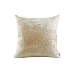 THE-TINOART White and Gold Jacquard Pillow Covers 20X20 Glitter Gold Splashed Throw Pillow Cover Reversed Soft Cream White Velvet Decorative Throw Pillow Covers for Couch Bed and Sofa 1Piece