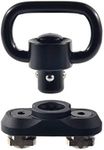 JIALITTE QD Swivel 1 Inch Mount Attachment with Aluminum Adaptor Base for Mlok Rail System