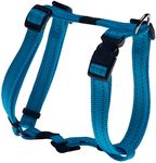 Rogz Fanbelt H-Harness Turquoise LG