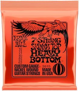 Ernie Ball 7-String Skinny Top Heavy Bottom Slinky Nickel Wound Electric Guitar Strings, 10-62 Gauge (P02615)