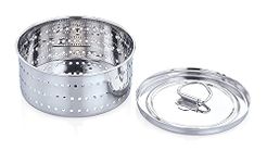 NETIZEN Stainless Steel Round Paneer Maker/Paneer Mould for Home Use, paneer making box, Round Paneer mould, paneer maker mould, Paneer Maker (Pack of 1) (500 ml (Medium))