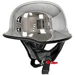 Outlaw Helmets T99 Silver Chrome Ge