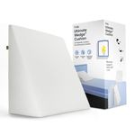 Frido Wedge Plus Cushion for Sleeping & Acid Reflux Relief | Memory Foam Pillow | High Resillience Foam | Orthopedic Wedge Cushion for Leg Elevator | Pregnancy | GERD | White - Pack of 1