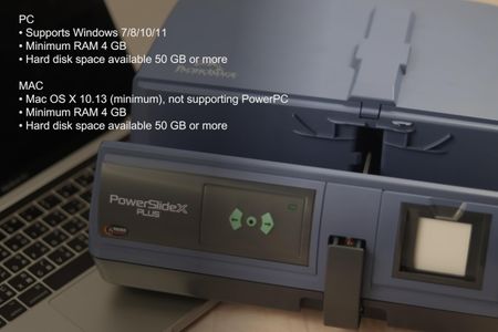 Pacific Image PowerSlide X Plus 35mm Slide Scanner – High-Resolution Film Digitizer