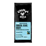 Grumpy Mule Organic Sumatra Gayo Highlands Whole Coffee Beans with tastes of Cocoa & Dark Chocolate 227 g