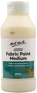 Mont Marte Fabric Paint Medium Premium (8.5 US fl.oz), Textile Medium for Fabric Painting, Easy to Use, Prevents Flaking, Ideal for Clothes and Fabric Accessories, Homewares and More!