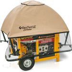 GenTent 20k Generator Tent Running Cover - Universal Kit (Extreme) - Compatible with 10000w+ Portable Generators (TanLight)