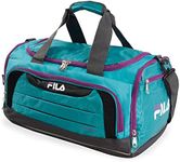 Fila Cypress Small Sport Duffel Bag, Turquoise Purple, One Size, Cypress Small Sport Duffel Bag