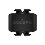 COOSPO Bike Cadence Sensor BK9C, Bluetooth 5.0 ANT+ Cycling Cadence Bicycle RPM Sensor, IP67 Waterproof & 300H Battery, Compatible with Rouvy/Zwift/Peloton/Wahoo APP/GPS Bike Computers