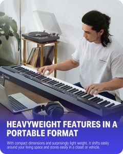 Donner 88-Key Digital Piano – Full Size Weighted Keyboard