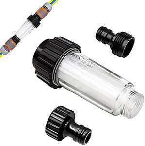 Vulevirtue 1Pcs Wasserfilter Gartenschlauch,Wasser vorfilter 3/4,Wasser vorfilter Outdoor,für Hochdruckreiniger Wohnmobil Gartenbewässerung