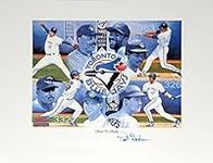 Pat Borders Autographed Lithograph - Toronto - World Series MVP | Limited Edition Collectible