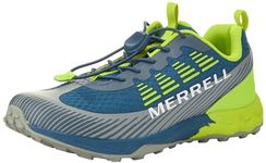 Merrell Unisex Child MK267555 Hiking Shoe, Navy Hi/Viz, 5 Big Kid US