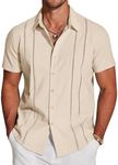 COOFANDY Men's Summer Shirts Short 