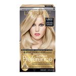 L'Oreal Paris Superior Preference Permanent Hair Color, LB02 Ultra Light Natural Blonde, 100% Grey Coverage, Hair Dye, 1 EA