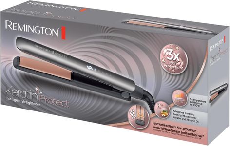 Remington Keratin Hair Straightener – Ceramic Plates, Salon Quality