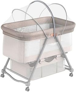 DUOMI Bassinet Cover for Cats with Two-Way Zipper,Portable Bassinet Mosquito Net Cover,Mosquito Net to Keep Pets Out(White)