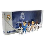 MINIX Bandai Pack of 5 Real Madrid CF: Carvajal, Courtois, Benzema, Vinicius JR, Hazard - Ideal for Cakes or Fans - 7 cm