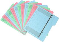 Find It File Folders - Pack of 12 Tabbed, Letter Size Calendar Filing Folders for Office, School and Home Organization, Back to School Supplies for College Students - Assorted Colors