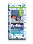 Huggies DryNites Boys Pyjama Pants - Age 4-7 (38-66 lbs/17-30 kg), 3 x Packs of 10 (30 Pants) (Design Varies)