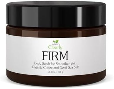 Clearly FIRM, Exfoliating Coffee and Dead Sea Salt Body Scrub | Cellulite and Stretch Mark Treatment | 100% Organic Arabica and Rich Oils Firm, Tone, Exfoliate, Moisturize | Made in USA