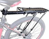 COMINGFIT® 100kg Capacity Adjustable Bike Luggage Cargo Rack-Super Strong Upgrade Bike Luggage Carrier 4-Strong-Leg Bicycle Cargo Carrier