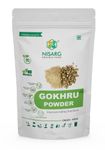 Nisarg Organic Farm Gokhru/Gokshura/Tribulus Terrestris Powder(1 kg) | Natural | Non GMO | No Added Preservative or Additives. | Palleru/Nerunjil Powder