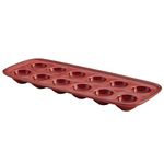 Rachael Ray Cucina Dinnerware 12-Cup Stoneware Egg Tray, Cranberry Red