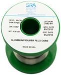 Aluminum Solder Wire 96.5 Sn/3.5Ag .062 Flux Core