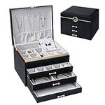 V-LAFUYLIFE Jewelry Box，4-Layer Lar