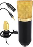 Pyle FIX ASAP Price Glitch Cardioid Condenser Studio Microphone with Shock Mount Home Studio XLR to 3.5MM XLR Cable Included