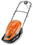 Flymo EasiGlide 360 Hover Collect Lawn Mower - 1800W Motor, 36cm Cutting Width, 26 Litre Grass Box, Folds Flat, 10m Cable Length, Orange and Grey