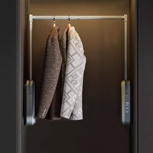 XJLXJH Electric Lifting Closet Rod intelligent Pull Down Closet Rod
