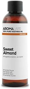 ORGÁNICO - Aceite vegetal ALMENDRAS DULCES - 100mL - 100% Puro, Natural, Prensado en frío y Certificado AB - AROMA LABS (Marca Francesa)