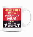 Rival manchester United football joke funny new Red Devils and easy Office tea and coffee Manchester supporter Man u mug gift