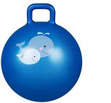 PREMVATI Hopper for Adults | Hippity Hop | Jumping Ball | Bouncy With Handle | 65 CM | Multicolor