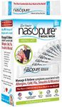 Nasopure Nasal Wash, Refill Kit, “The Nicer Neti Pot” Sinus Wash Kit, Comfortable Nasal Rinse 40 Salt Packets (3.75 Grams Each), Nasal Congestion, Cold, Flu, Allergy, Nasal Irrigation System, Lavage