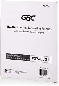 Swingline GBC Thermal Laminating Sheets/Pouches, Letter Size, 3 Mil, EZUse, 150-Count (3740721)