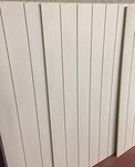 Tongue and Groove Style Wall Panels to Cover 120cms h x 120cms w Primed White Moisture Resistant