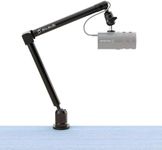 AVerMedia Mic Arm with Desk Clamp, Fully Adjustable Boom Arm, 1/4” to 5/8” Adapter, Heavy Duty Microphone Stand for Studio, Podcast, Gaming, including both High & Low Profile Mic Arm setups.