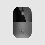 HP Wireless Mouse, Z3700, Quiet, Dual Wireless Mouse, Windows Mac, ChromeOS, Bluetooth Connection, 2.4 GHz Dongle, Silent Mouse (Silver)