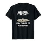 Horseshoes Game T-Shirt - Funny Pla