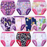 BIG ELEPHANT Potty Training Underwear 10 Packs Absorbent Toddler Training Pants for Boys and Girls, 4T