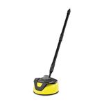 Kärcher T-Racer T 5 surface cleaner (splash protection, for large areas, two flat jet nozzles, handle for vertical work), black-yellow