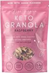 Keto Hana Raspberry Keto Granola Keto Diet Vegan Grain Free Dairy Free Plant Based No Refined Sugars Gluten Free 2g Net Carbs Breakfast Cereal - 300gr/0.6lbs