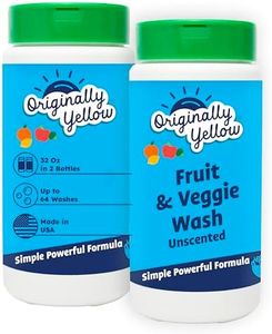 Originally Yellow All-Purpose Fruit and Veggie Wash | Plant-Based House Cleaning Supplies, 1 lb (2-Pack)